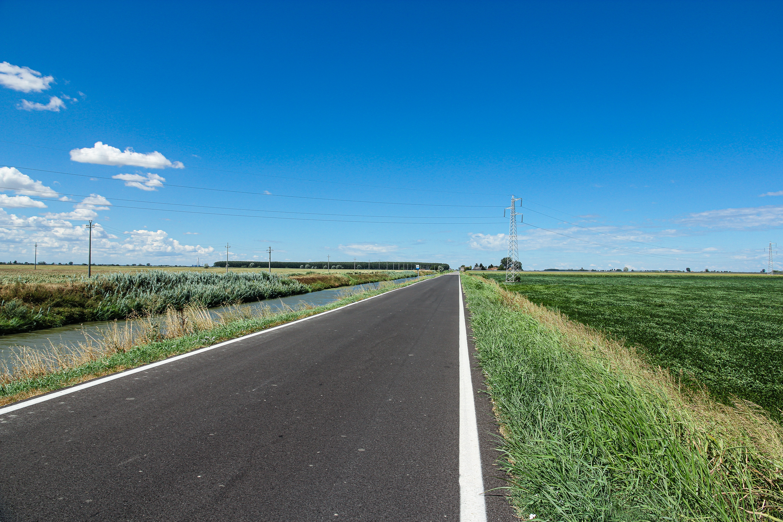 Montagnana – Ferrara: Wind am Po